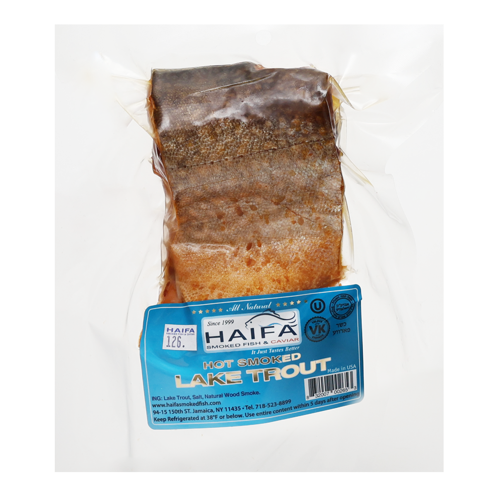 Hot Smoked Lake Trout – Chunk – Vacuum Pack – approx 1lb